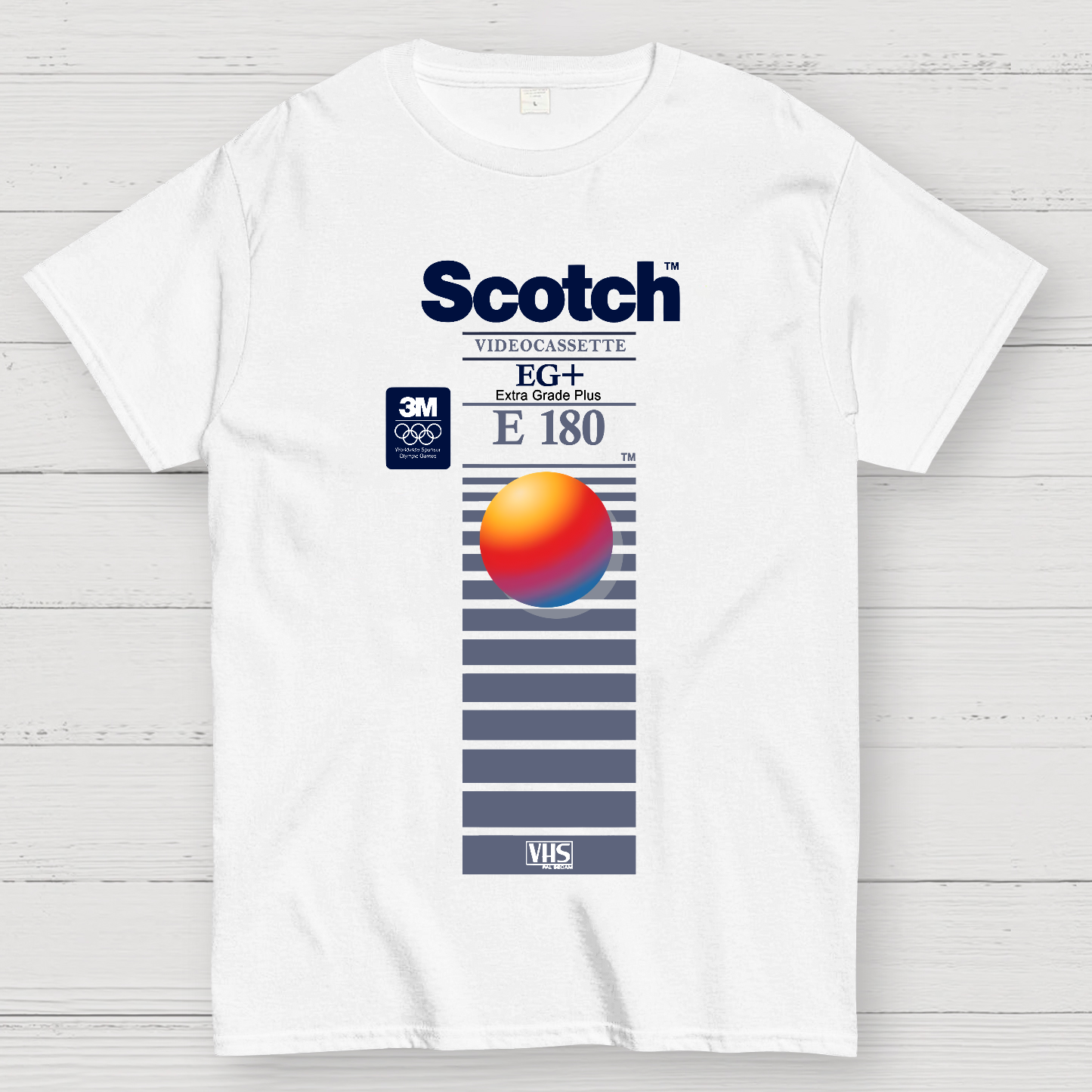VHS Scotch E180 Geek T-Shirt
