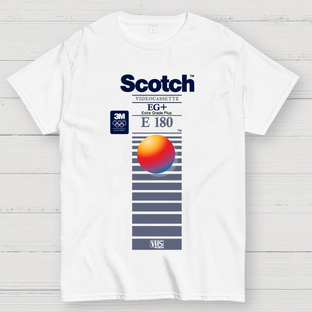 VHS Scotch E180 Geek T-Shirt