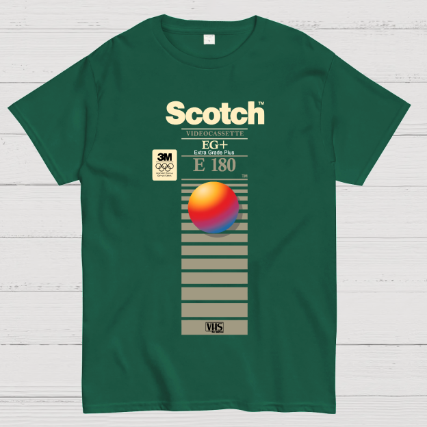 VHS Scotch E180 Geek T-Shirt