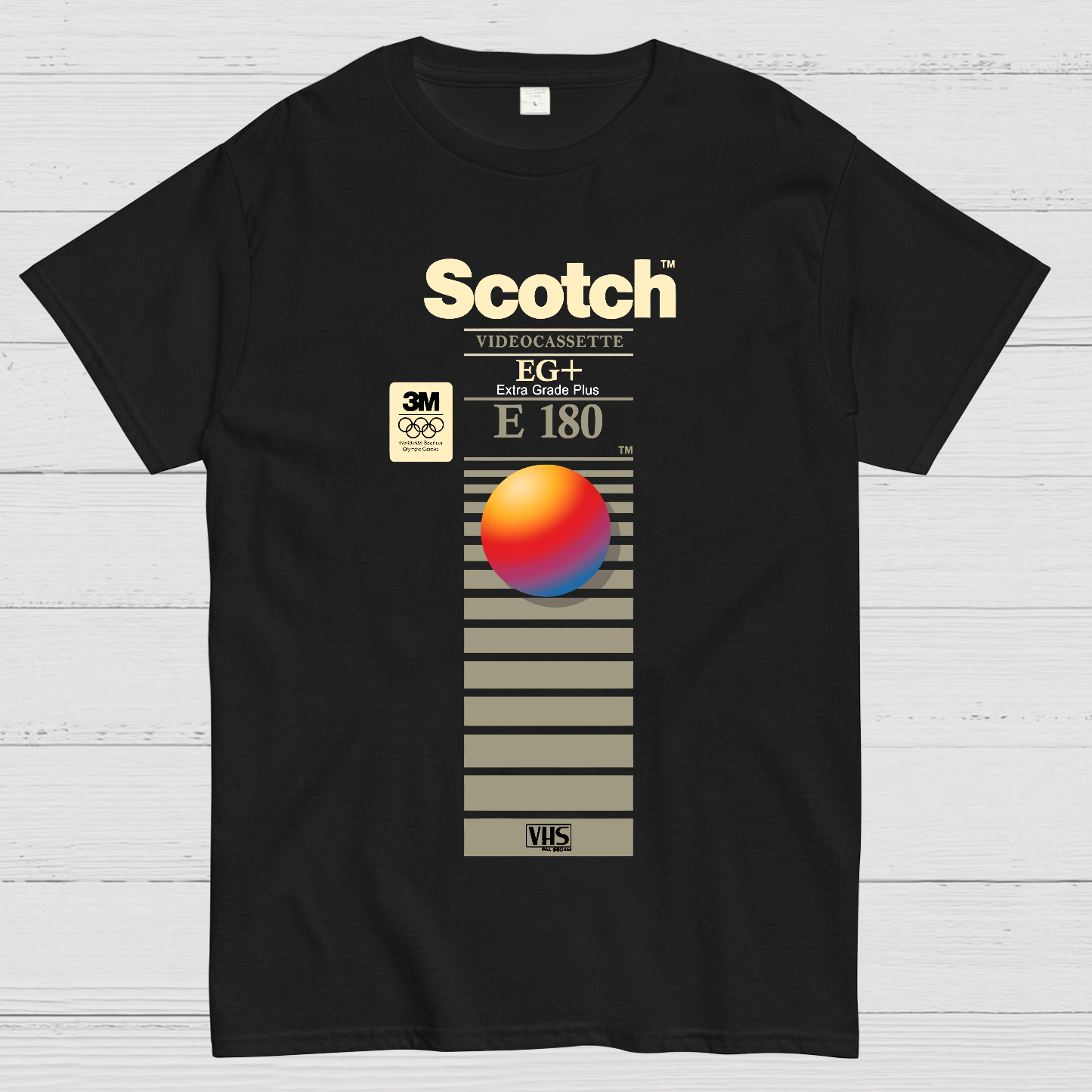 VHS Scotch E180 Geek T-Shirt