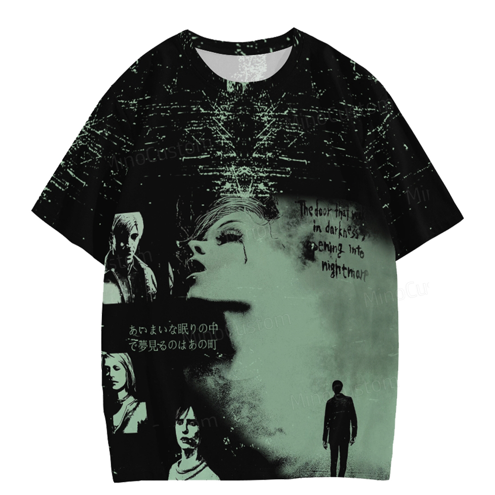 Retro Horror Game Casual T-shirt