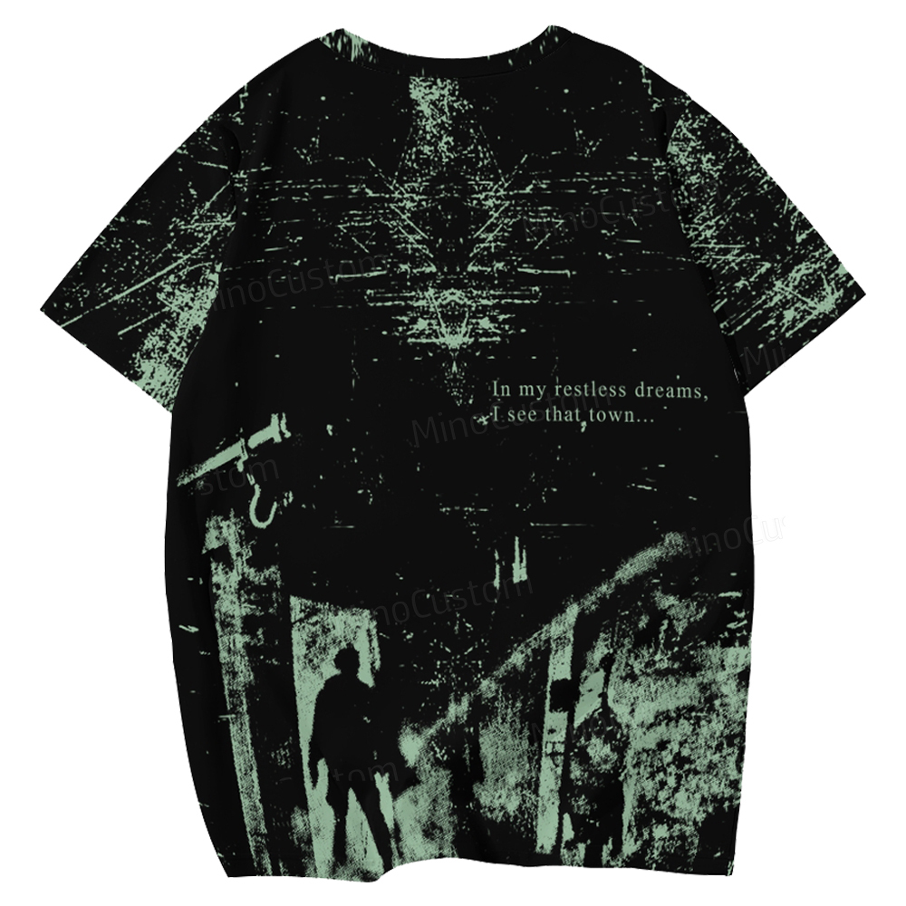 Retro Horror Game Casual T-shirt