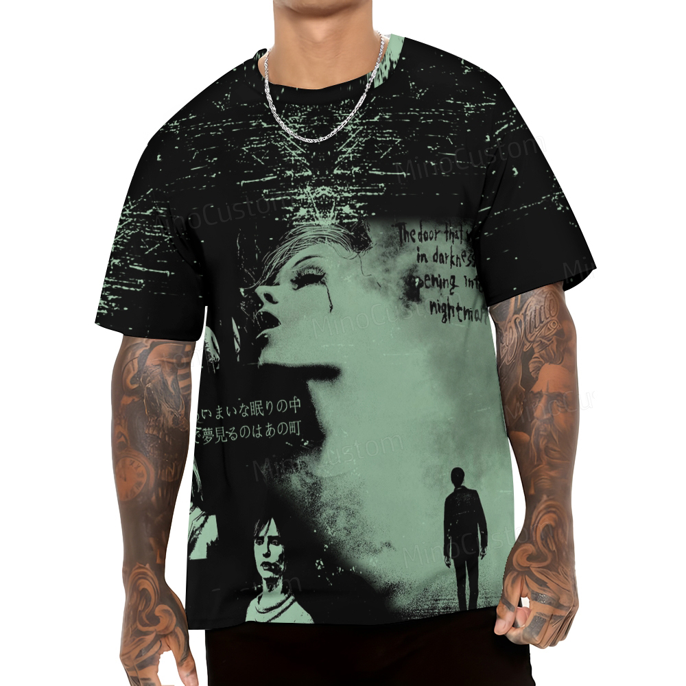 Retro Horror Game Casual T-shirt