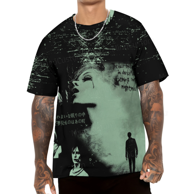 Retro Horror Game Casual T-shirt