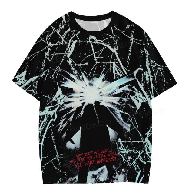 Retro Horror Movie Casual T-shirt