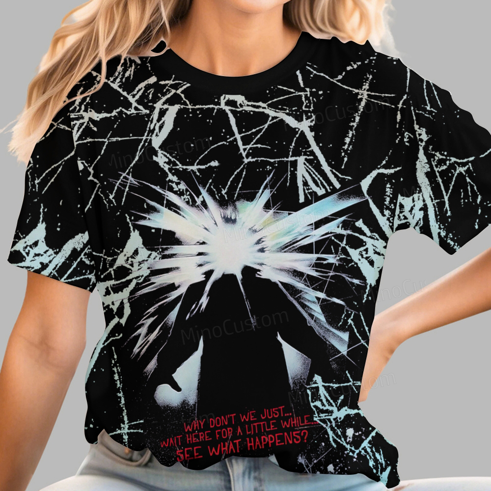 Retro Horror Movie Casual T-shirt