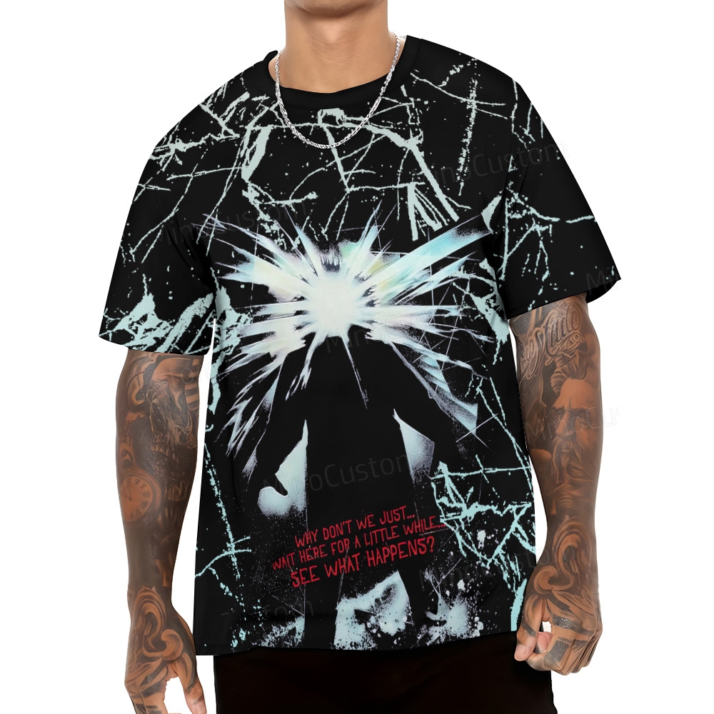 Retro Horror Movie Casual T-shirt