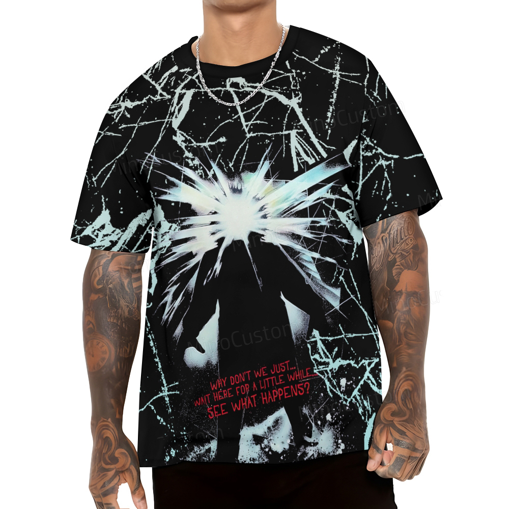 Retro Horror Movie Casual T-shirt