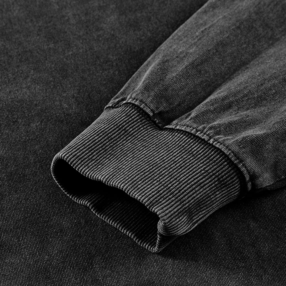 Vintage Classic Washed Long-Sleeved T-Shirt
