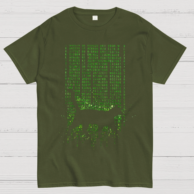 The Matrix Digital Cat Geek T-Shirt