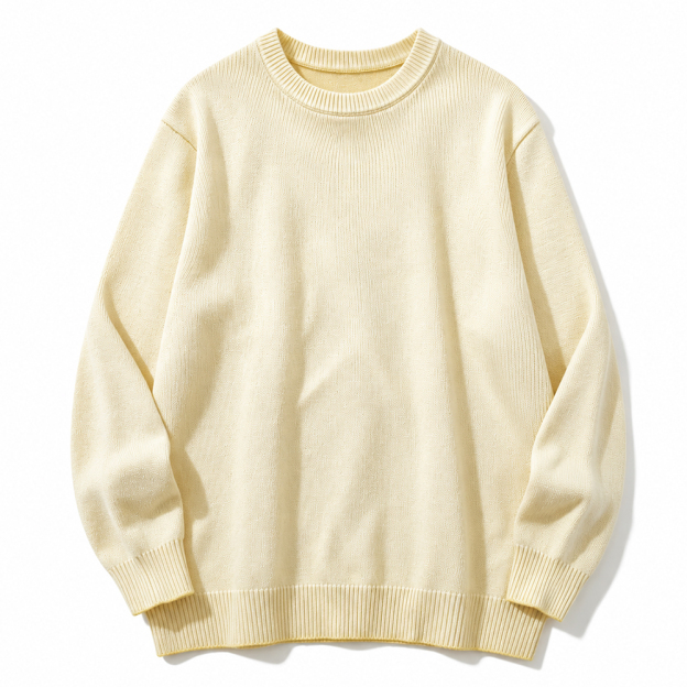 Retro Classic Gradient Loose Casual Crew Neck Long Sleeve Sweater