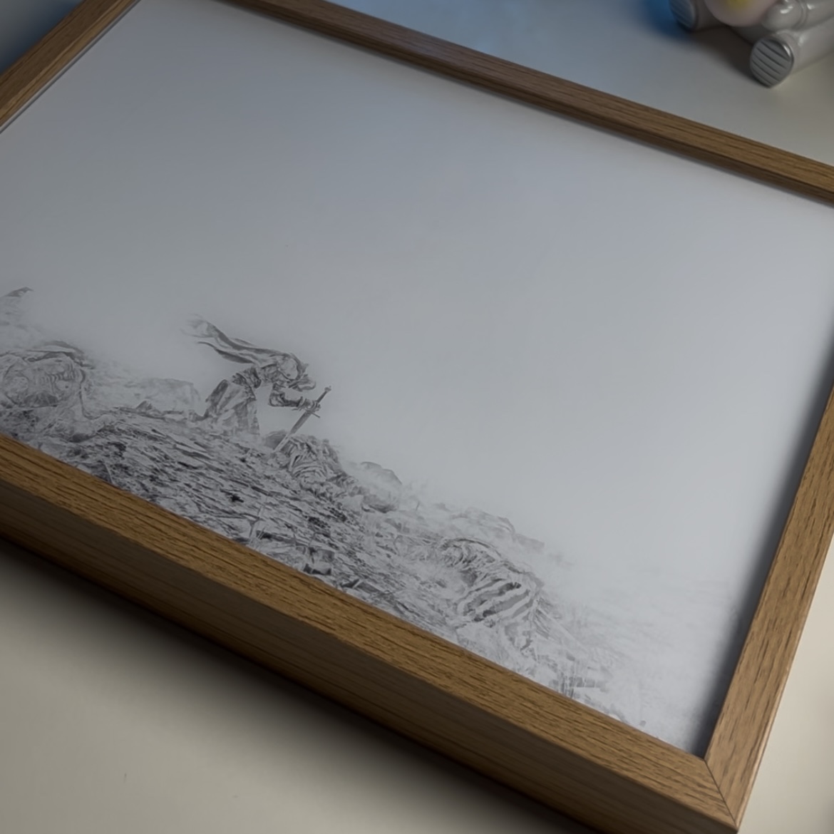 Elden-Inspired LED Light Painting – Fantasy Wall Frame Art