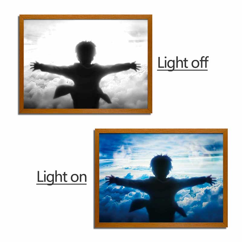 Attack on Titan Series LED Light Painting Anime Photo Frame Wall Art