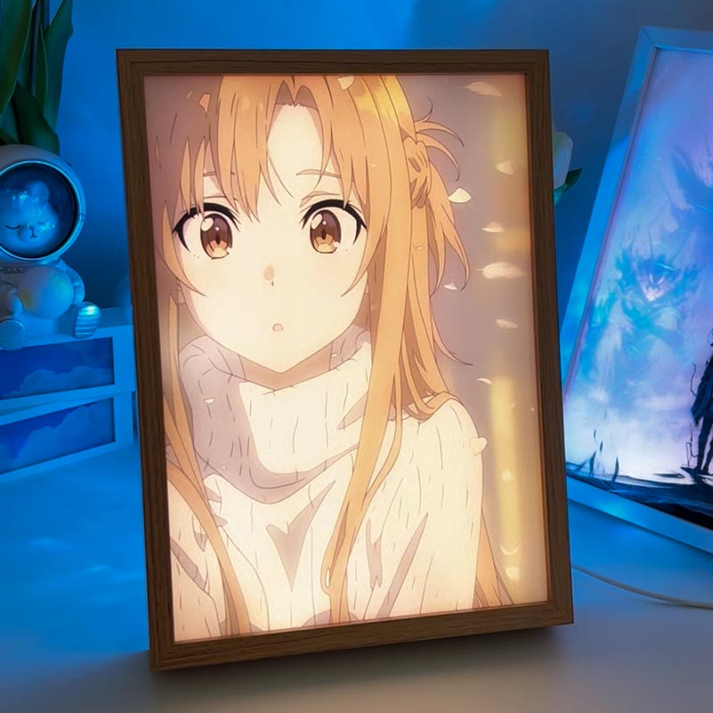 Sword Art Online Asuna LED Light Painting – “Gentle Under Falling Petals”