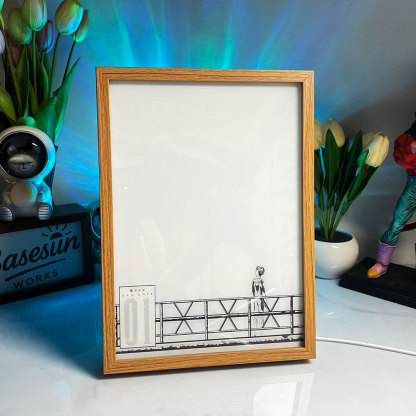 EVA Anime LED Light Painting Neon Genesis Evangelion Light Box