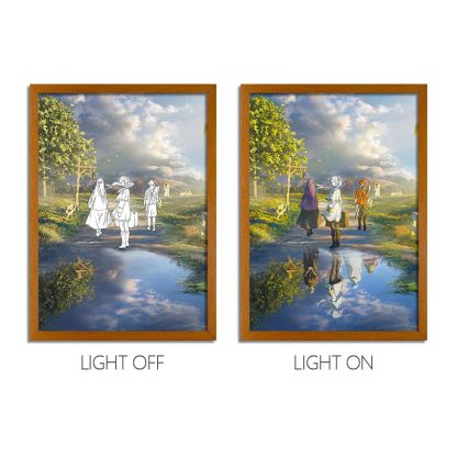 FLL Anime LED Light Painting Photo Frame Wall Art