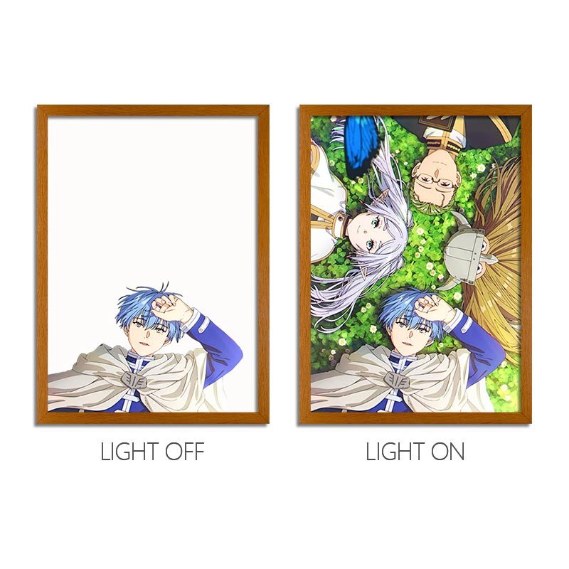 FLL Anime LED Light Painting Photo Frame Wall Art