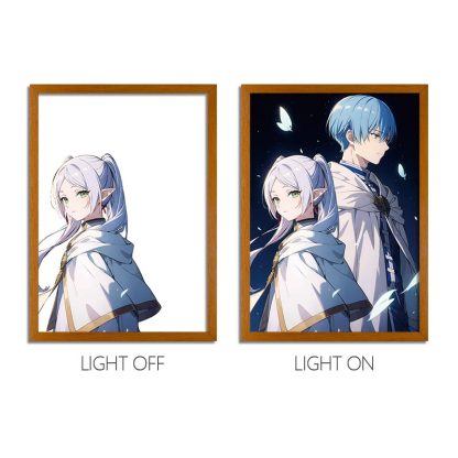 FLL Anime LED Light Painting Photo Frame Wall Art