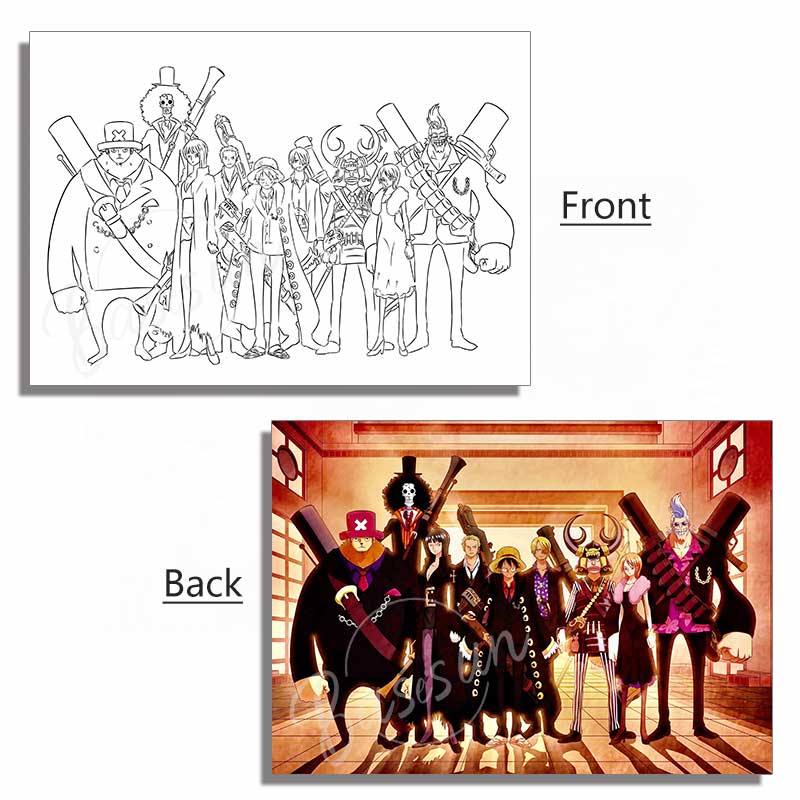 One Piece Series Acrylic Painting Panel