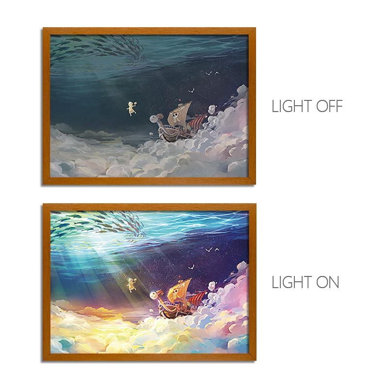 One Piece Anime Light Box Series – LED Light Painting Photo Frames & Wall Art