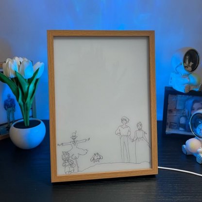 Howl's Moving Castle LED Light Painting: Enchantment in Illumination