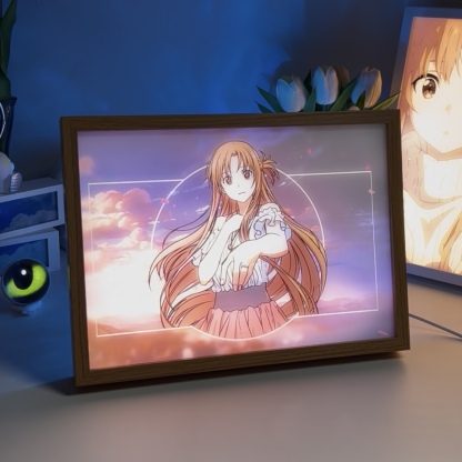 Sword Art Online Asuna LED Light Painting – Gentle Glow Anime Art