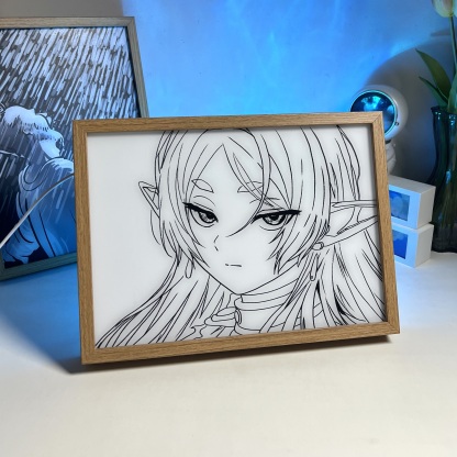 FLL Anime LED Light Painting Photo Frame Wall Art