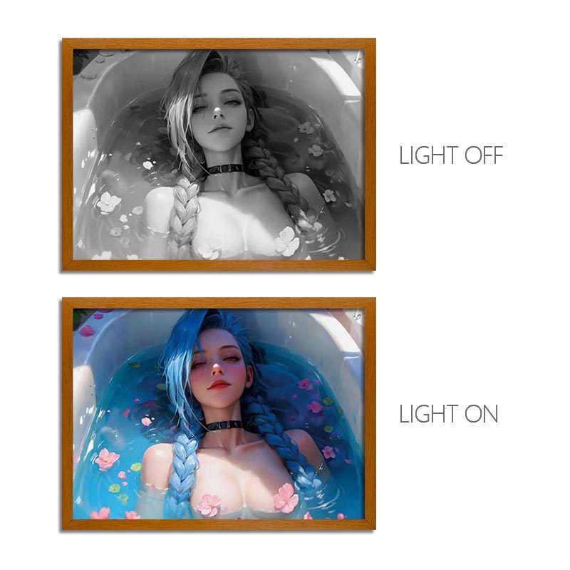 AR Series LED Light Painting Anime Photo Frame Wall Art