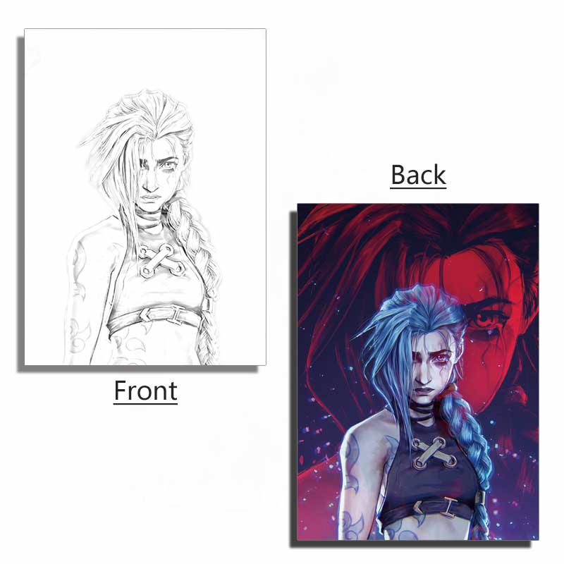 Arcane Anime Series Painting Acrylic Panel Accessory