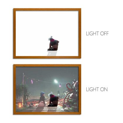 AR Series LED Light Painting Anime Photo Frame Wall Art