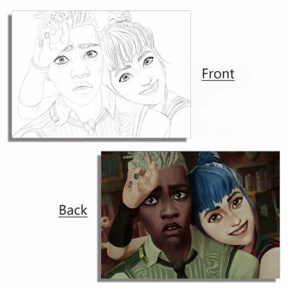 Arcane Anime Series Painting Acrylic Panel Accessory