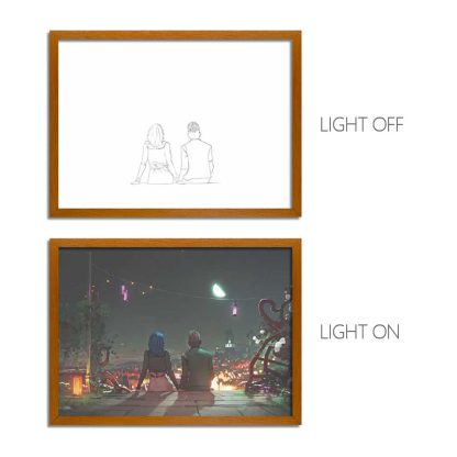 AR Series LED Light Painting Anime Photo Frame Wall Art