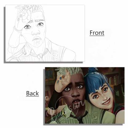 Arcane Anime Series Painting Acrylic Panel Accessory