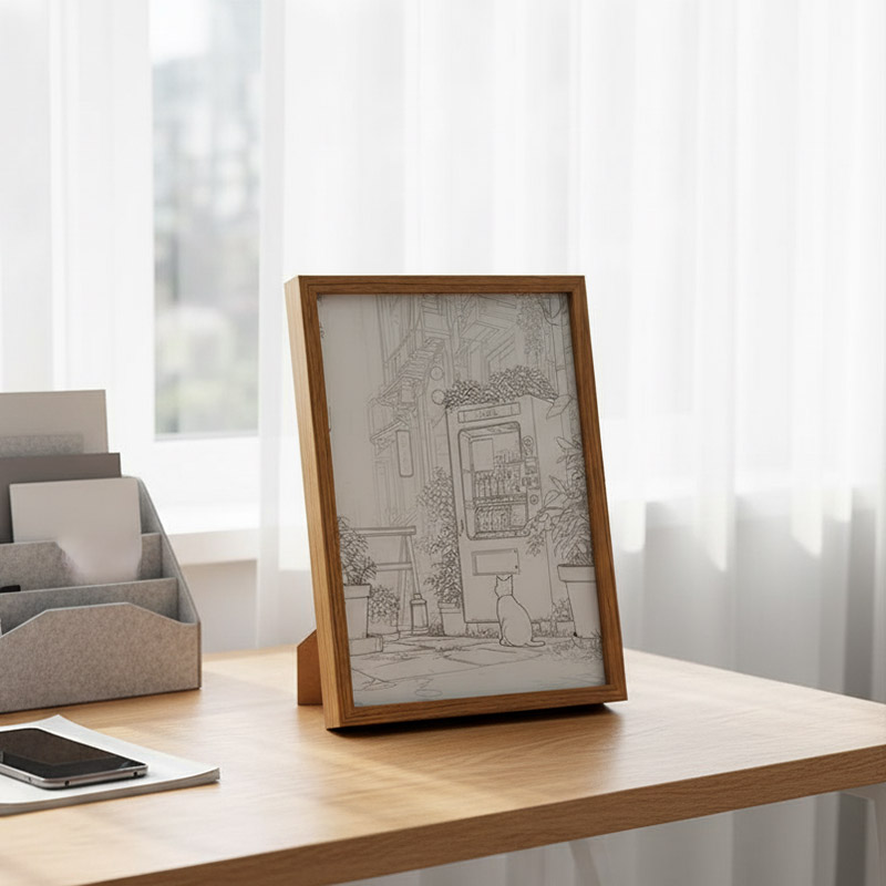 City Cat at Night – LED Light Box