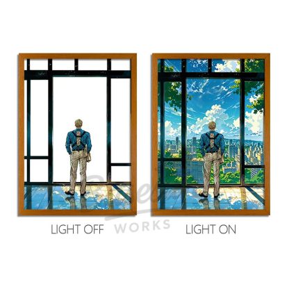 Jujutsu Kaisen Anime Light Box Series – LED Light Painting Frames & Wall Art