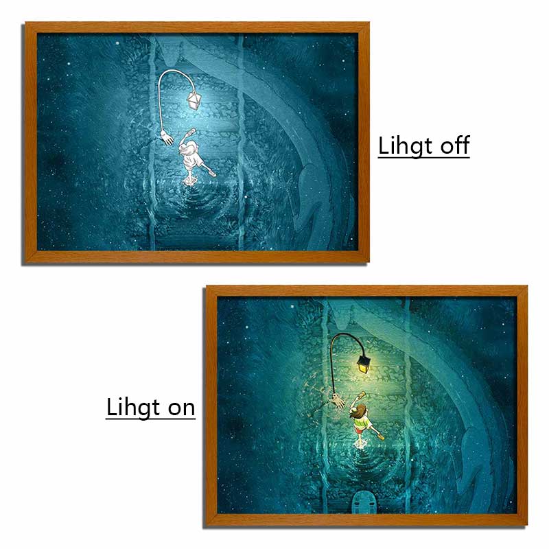 Studio Ghibli Inspired Anime LED Light Painting – "Glow of Ghibli" Pho