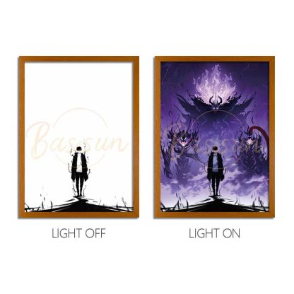 SL Anime Series LED Light Painting Photo Frame Wall Art