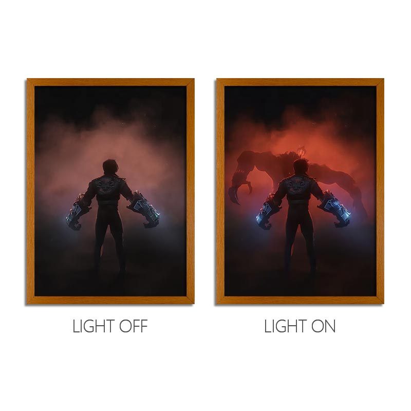 AR Series LED Light Painting Anime Photo Frame Wall Art