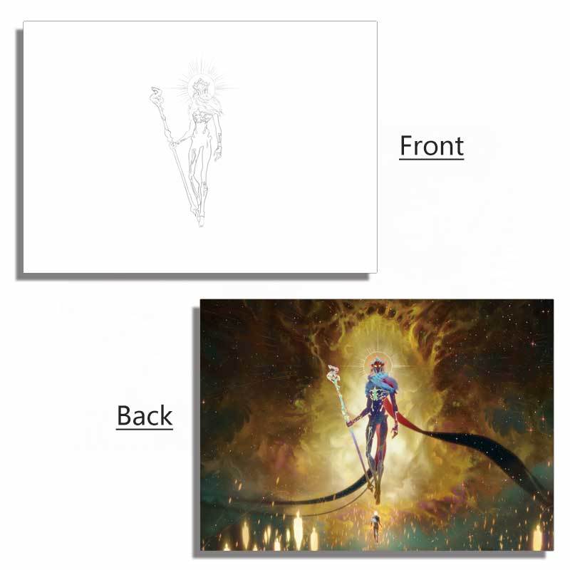 Arcane Anime Series Painting Acrylic Panel Accessory