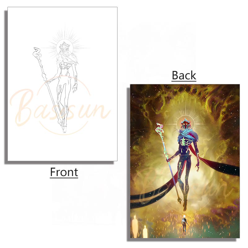 Arcane Anime Series Painting Acrylic Panel Accessory