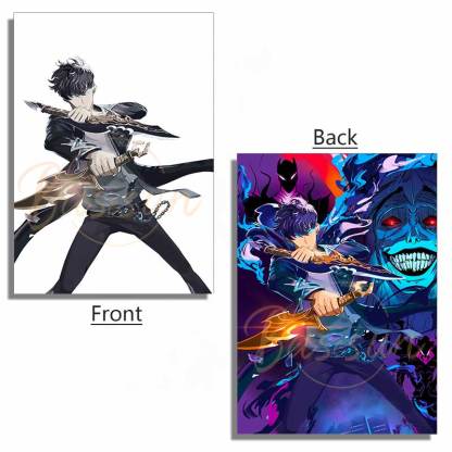 Solo Leveling Anime Series Painting Acrylic Panel Panel Accessory