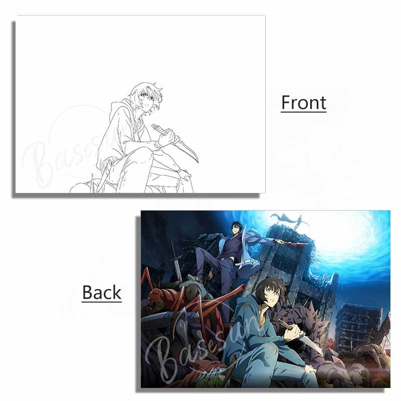 Solo Leveling Anime Series Painting Acrylic Panel Panel Accessory