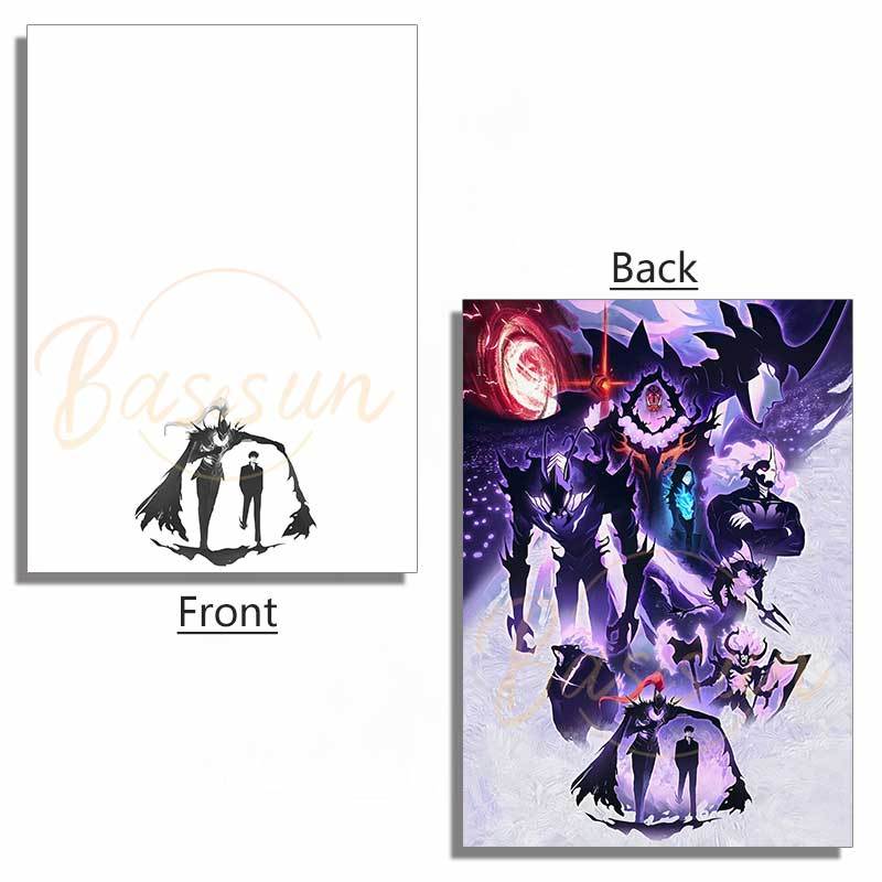 Solo Leveling Anime Series Painting Acrylic Panel Panel Accessory