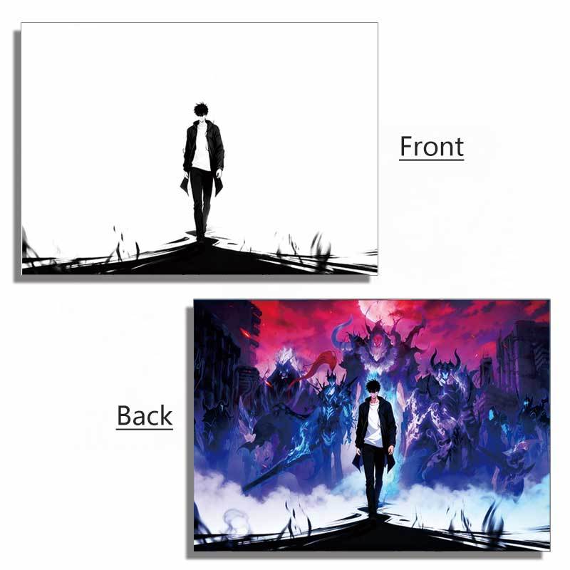 Solo Leveling Anime Series Painting Acrylic Panel Accessory