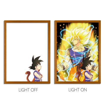Dragon Ball Anime Light Box – LED Light Painting Photo Frame & Wall Art