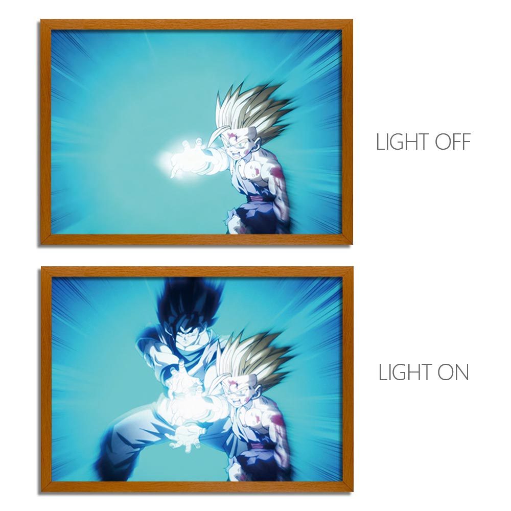 Dragon Ball Anime Light Box – LED Light Painting Photo Frame & Wall Art