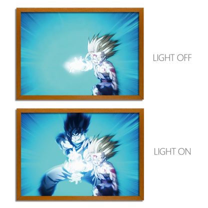 Dragon Ball Anime Light Box – LED Light Painting Photo Frame & Wall Art