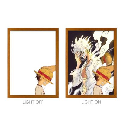 OP Series LED Light Painting Anime Photo Frame Wall Art