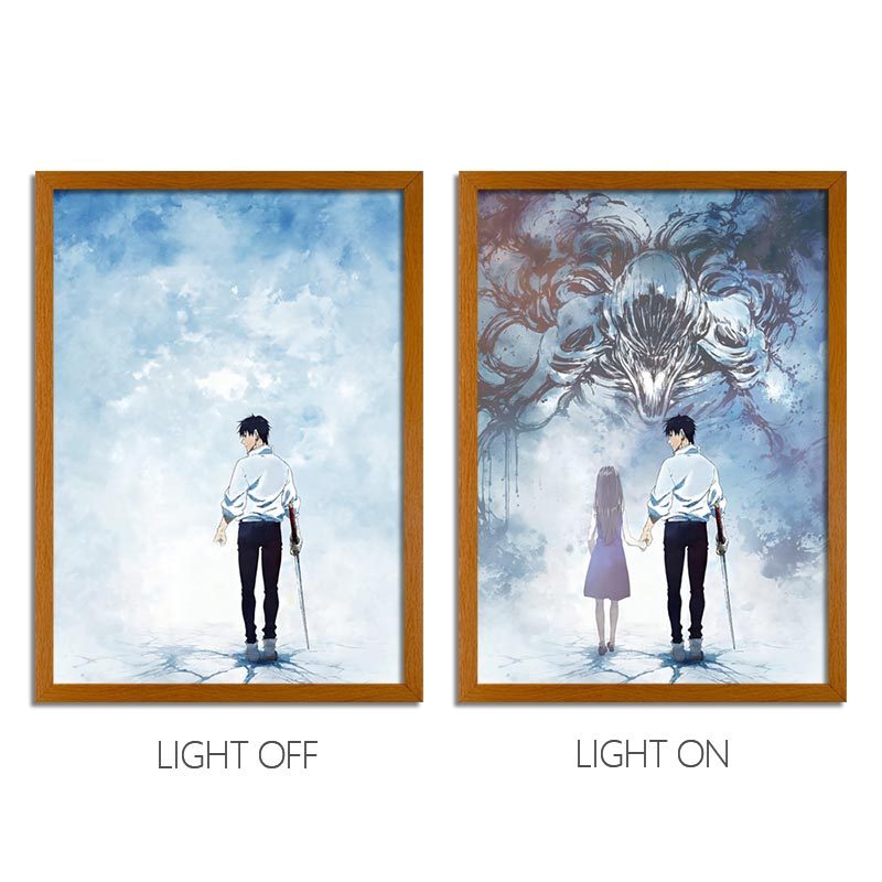 Jujutsu Kaisen Anime Light Box Series – LED Light Painting Frames & Wall Art