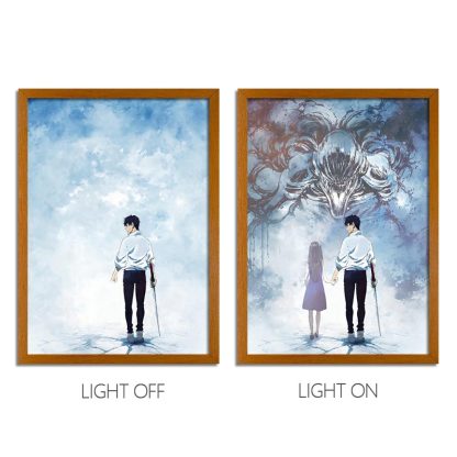 Jujutsu Kaisen Anime Light Box Series – LED Light Painting Frames & Wall Art